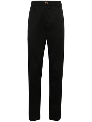 Versace Medusa Biggie mid-rise straight-leg trousers - Black