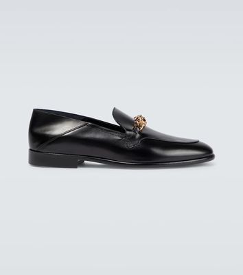Versace Medusa Chain leather loafers