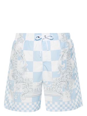 Versace Medusa Contrasto swim shorts - White