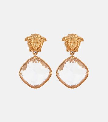 Versace Medusa crystal-embellished earrings