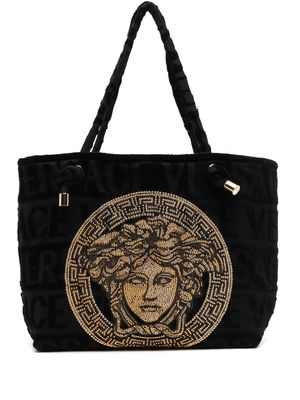 Versace Medusa-embellished tote bag - Black