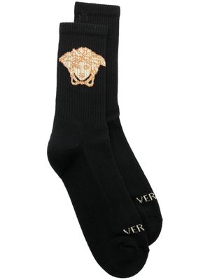 Versace Medusa Head-motif socks - Black
