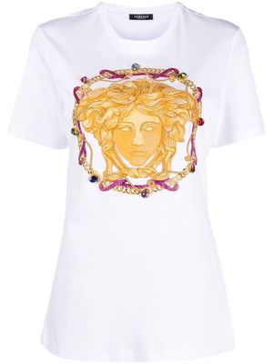 VERSACE Medusa Head motif T-shirt - White