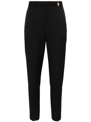 Versace Medusa Head-plaque tapered trousers - Black