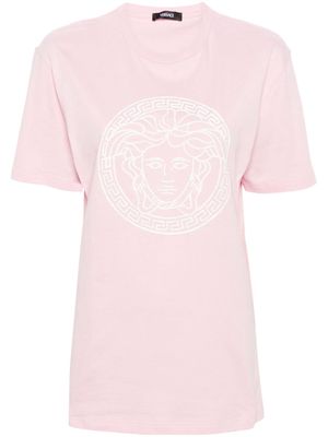 Versace Medusa Head-print T-shirt - Pink