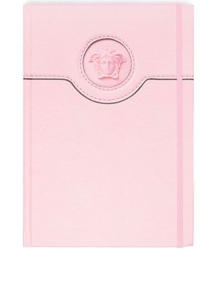 Versace medusa-head ruled notebook - Pink