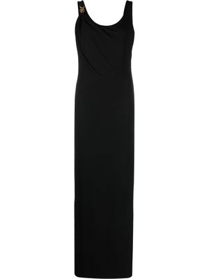 Versace Medusa Head side-lit maxi dress - Black