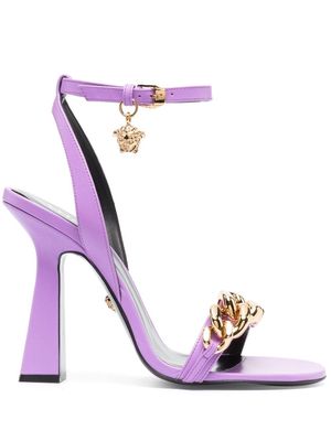 Versace Medusa logo -charm sandals - Purple