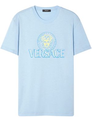 Versace Medusa logo-print T-shirt - Blue