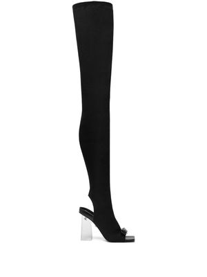 Versace Medusa over-the-knee boots - Black
