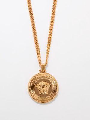 Versace - Medusa-pendant Chain Necklace - Mens - Gold