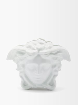 Versace - Medusa Porcelain Vase - White