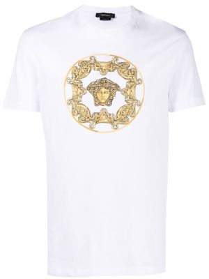 Versace Medusa-print organic cotton T-shirt - White