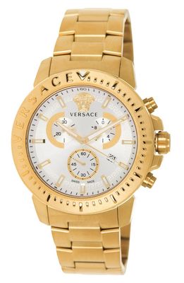 Versace Men's New Chrono Bracelet Watch