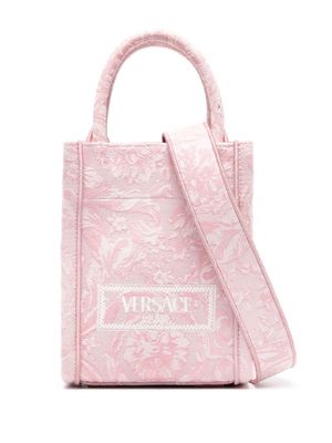 Versace mini Barocco Athena tote bag - Pink