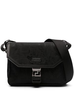 Versace Neo Nylon Jacquard crossbody bag - Black
