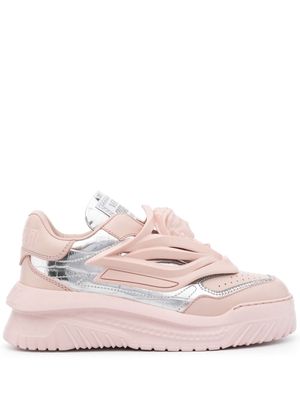 Versace Odissea leather sneakers - Pink