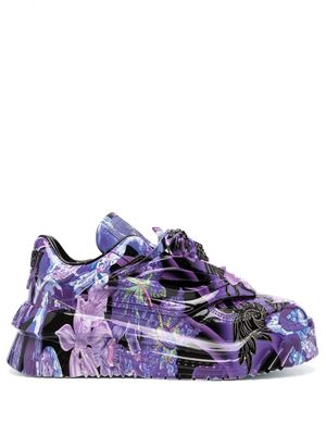 Versace Odissea Orchid Barocco-print sneakers - Purple