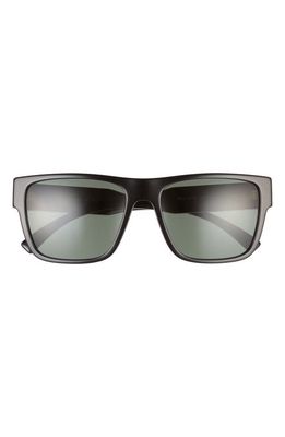 Versace Pillow 56mm Square Sunglasses in Black/Dark Green