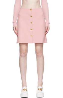 Versace Pink Medusa Miniskirt