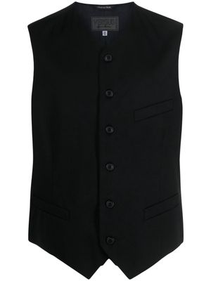 Versace Pre-Owned 1990s virgin-wool vest - Black