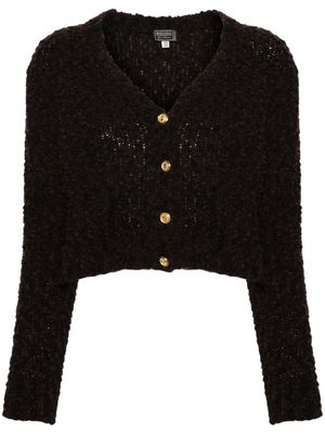 Versace Pre-Owned 2000s bouclé cardigan - Brown