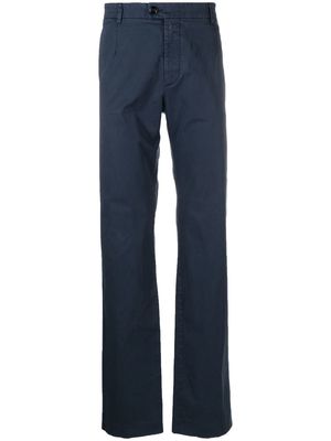 Versace Pre-Owned 2000s cotton-blend trousers - BLUE