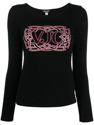 Versace Pre-Owned 2000s logo-print T-shirt - Black