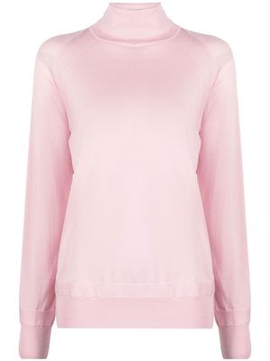Versace roll-neck fine-knit jumper - Pink