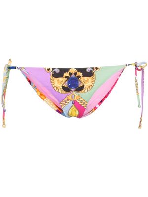 Versace Royal Rebellion tie bikini bottoms - Pink