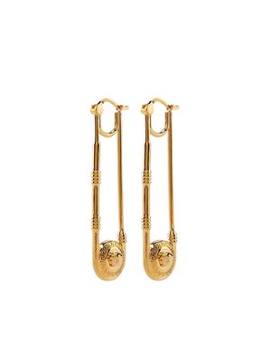 Versace Safety-Pin Medusa earrings - Gold