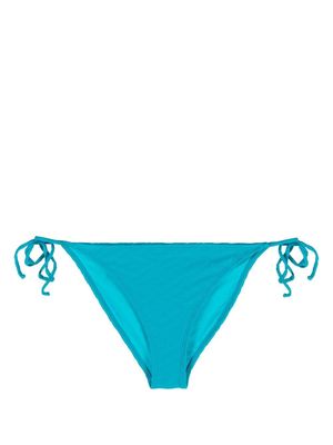 Versace side-tie bikini bottoms - Blue