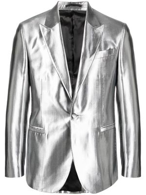 Versace single-breasted blazer - Grey