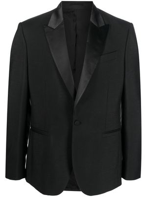 Versace single-breasted blazer jacket - Black