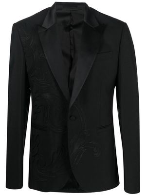 Versace single-breasted tailored jacket - Black