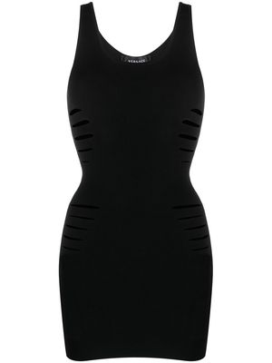 Versace sleeveless knitted dress - Black