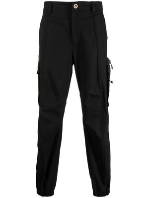 Versace slim-cut cargo trousers - Black