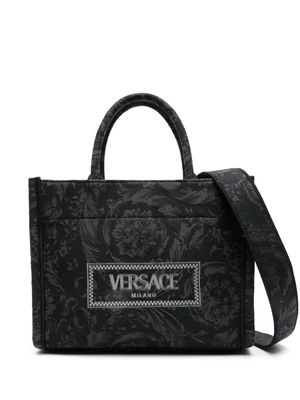 Versace small Barocco Athena tote bag - Grey