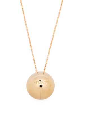 Versace sphere-pendant necklace - Gold