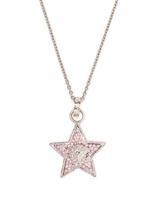 Versace star-pendant chain necklace - Silver