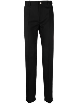 Versace straight-leg virgin wool trousers - Black