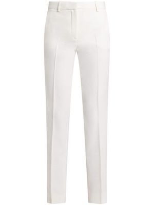 Versace straight-leg wool trousers - White