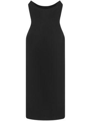 Versace strapless bustier gown - Black
