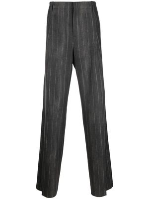 Versace striped tailored trousers - Grey