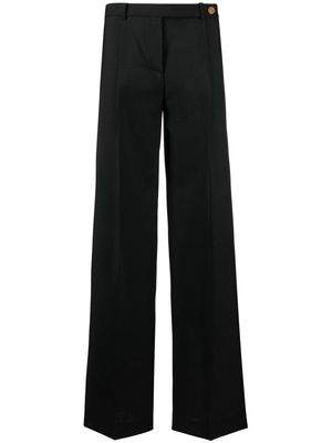 Versace tailored wide-leg trousers - Black