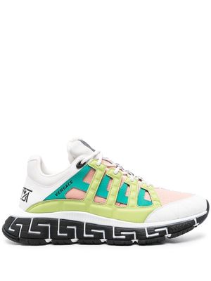 Versace Trigreca colour-block sneakers - White