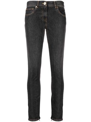 Versace Two-tone skinny jeans - Grey