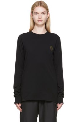 Versace Underwear Black Medusa Long Sleeve T-Shirt