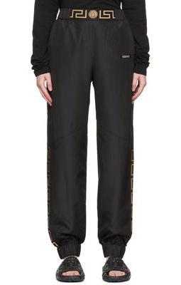 Versace Underwear Black Polyester Sport Pants