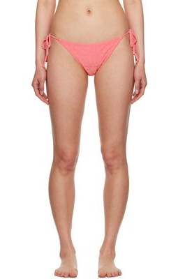 Versace Underwear Pink Dua Lipa Edition Allover Bikini Bottom